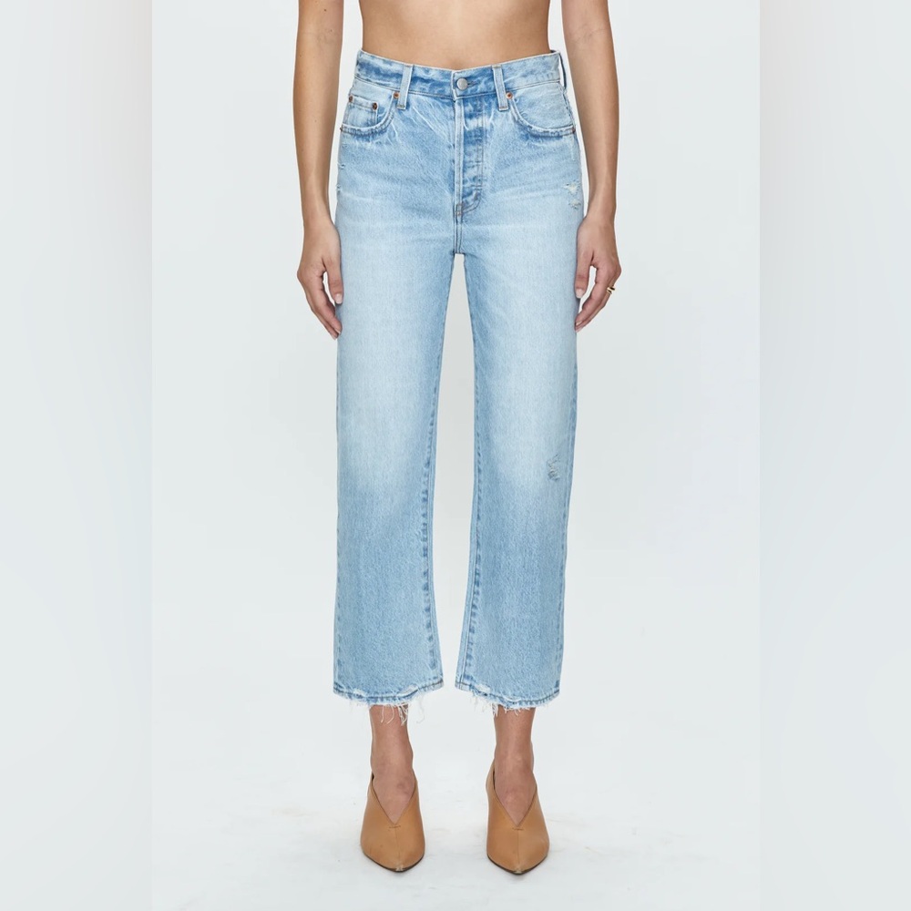 Pistola Cassie Crop Straight Light blue Jeans Size 26